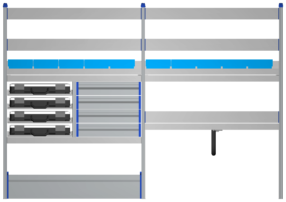 Standardmodul links IST40L-375-003CCG Kastenwagen gross L1H1