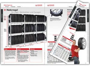 Reifenregale KFZ Garage Katalog