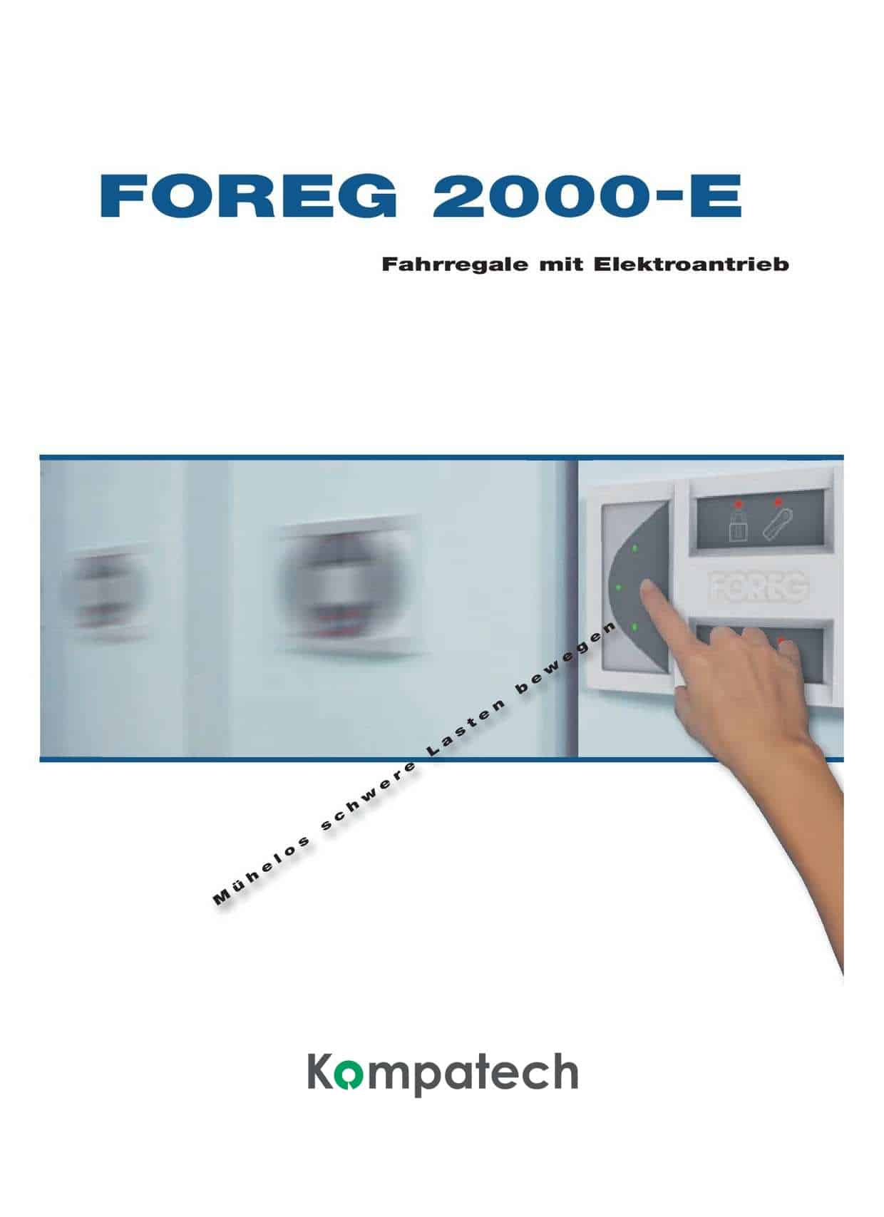 Archiv Rollregal Katalog Foreg 2000E