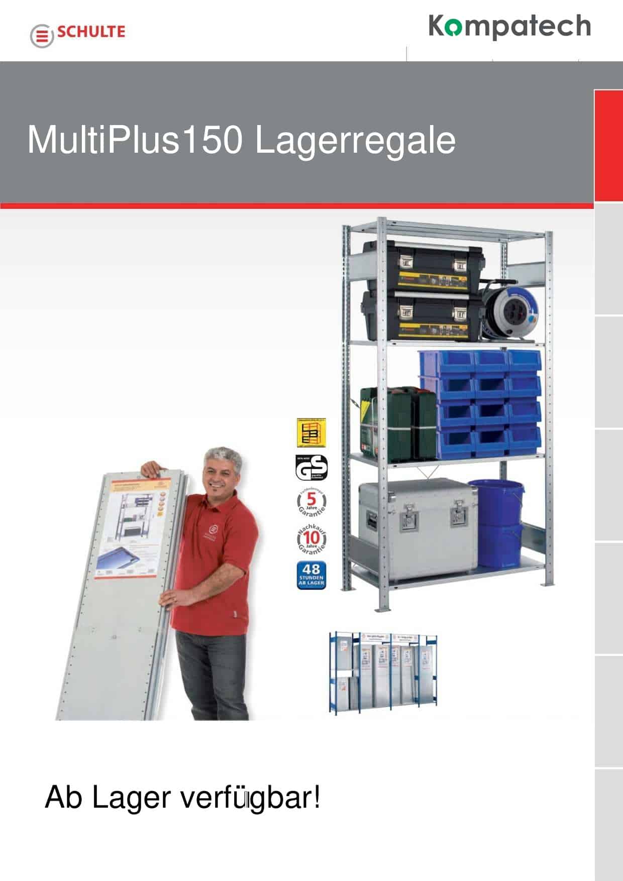 Regalvermietung Lagerregale MultiPlus 150