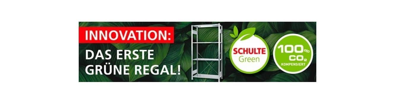 Schulte Regal 100% CO2 kompensiert