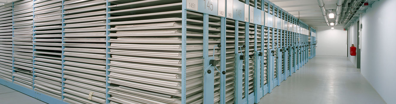 Archiv- und Rollregale Slider