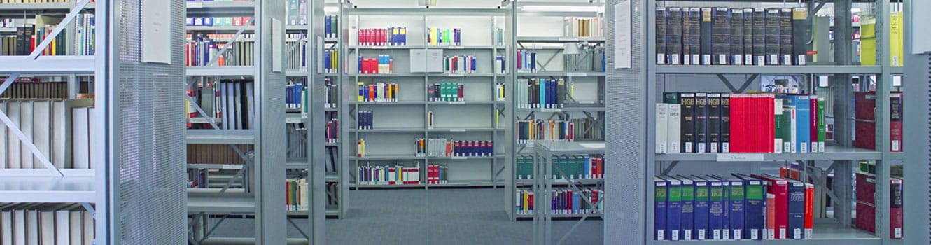 Slider Bibliotheksregale: Archiv- und Lager