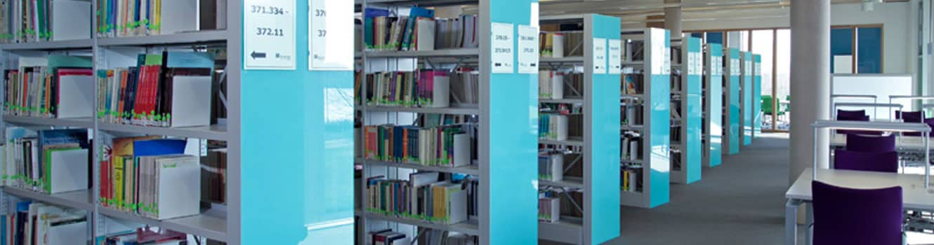 Slider Bibliotheksregale: Archiv- und Lager